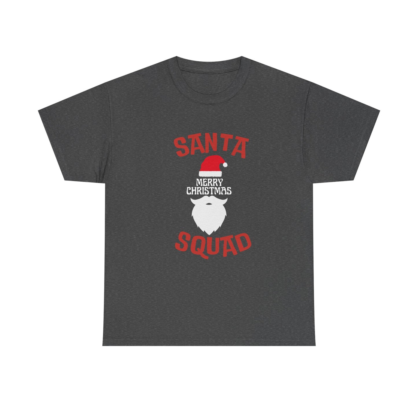 Santa Squad T‑Shirt — Merry Christmas Santa Beard Graphic Tee