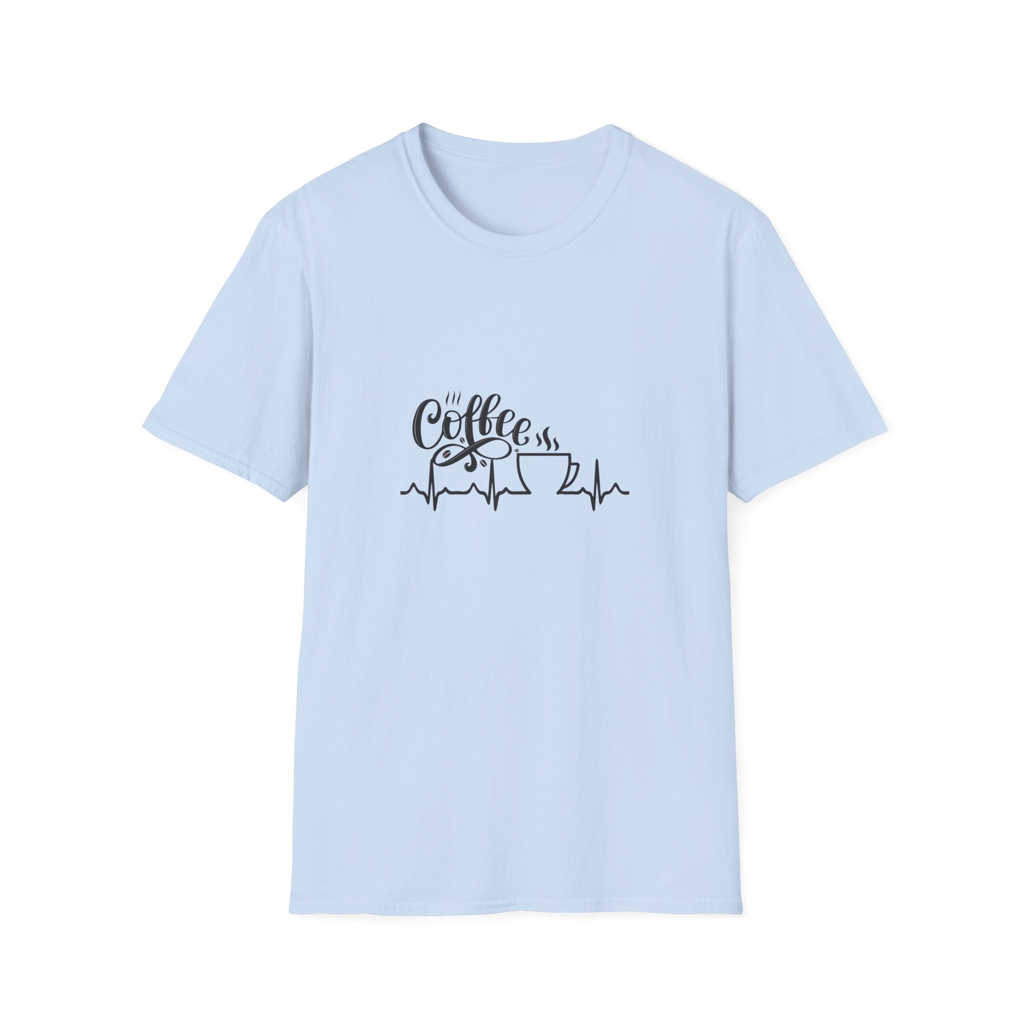 Coffee is Life Unisex Softstyle T-Shirt | Funny Coffee Tee, Gift for Coffee Lovers, Casual Wear, Caffeine Addict Shirt