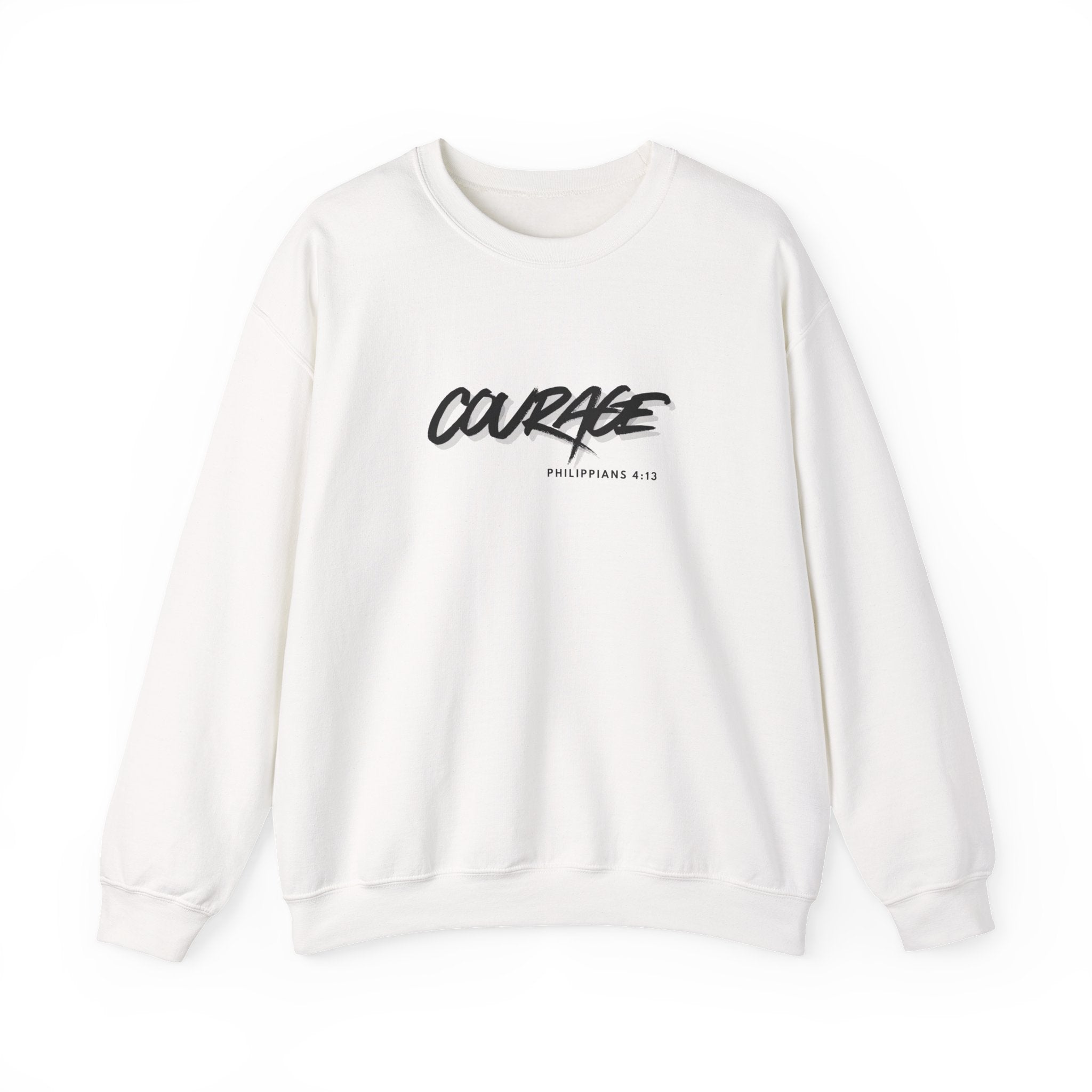 Inspirational Sweatshirt: Courage - Unisex Heavy Blend™ Crewneck for Comfort