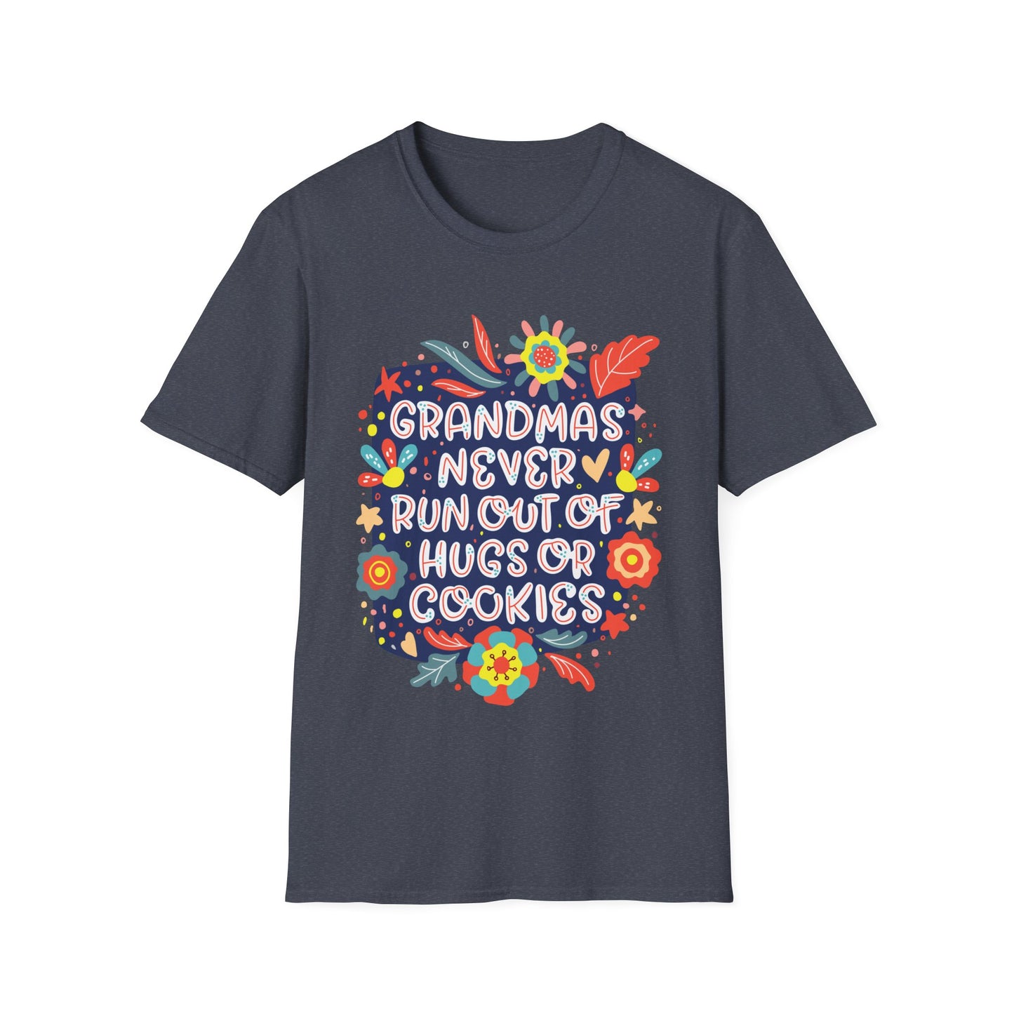 Hugs & Cookies Guaranteed: New Grandma Softstyle T-Shirt