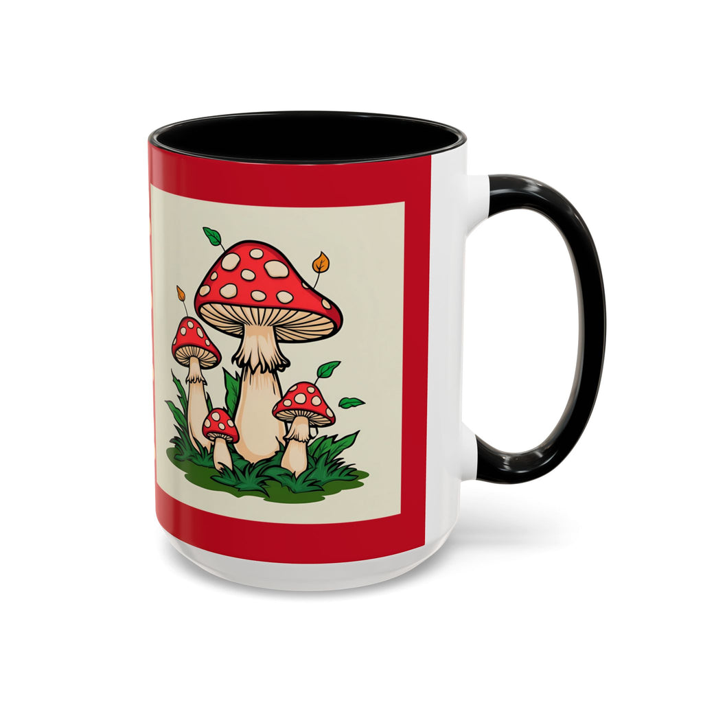 Mushroom Coffee Mug Accent Toadstool Design
