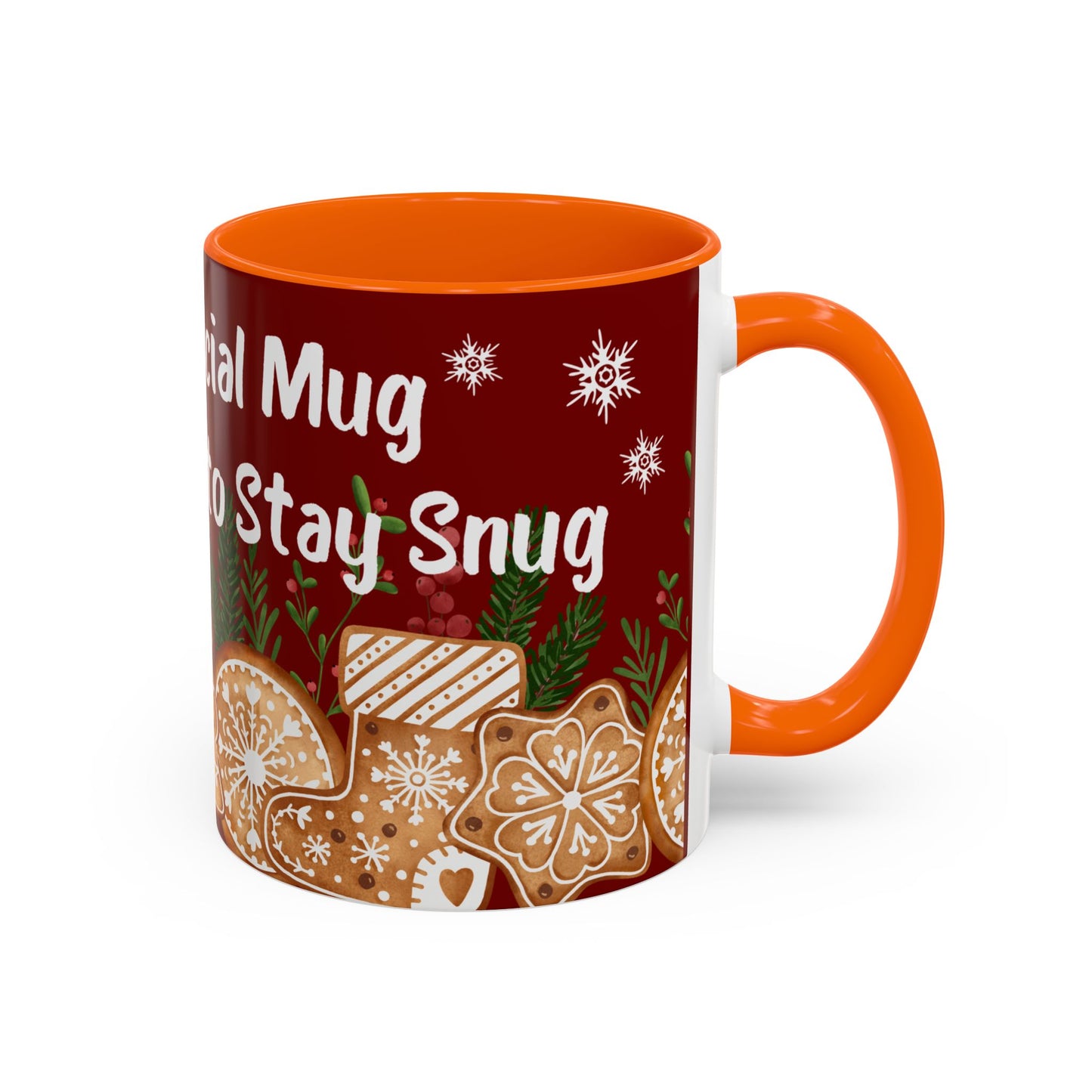 Christmas Gingerbread Coffee Mug – "Special Mug & Hot Chocolate to Stay Snug"