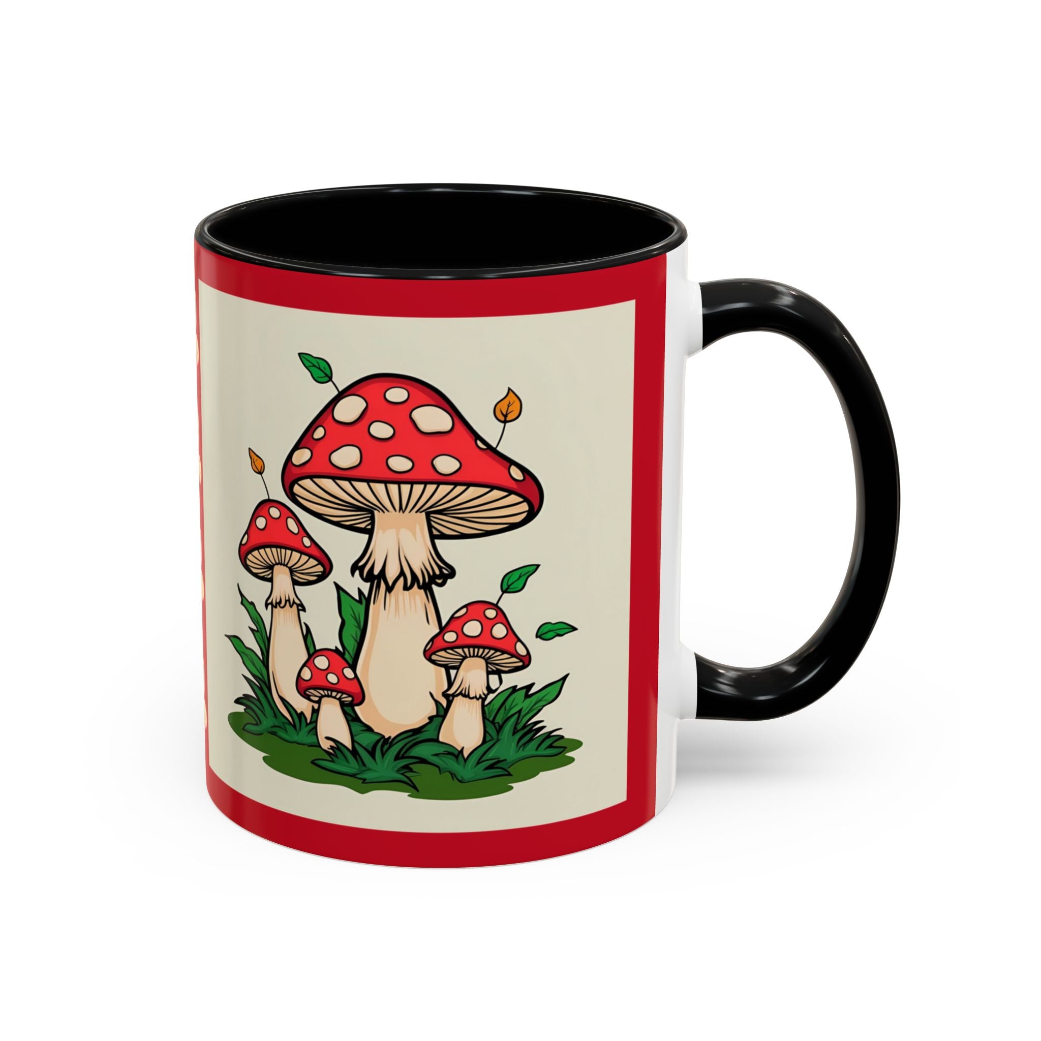 Mushroom Coffee Mug Accent Toadstool Design