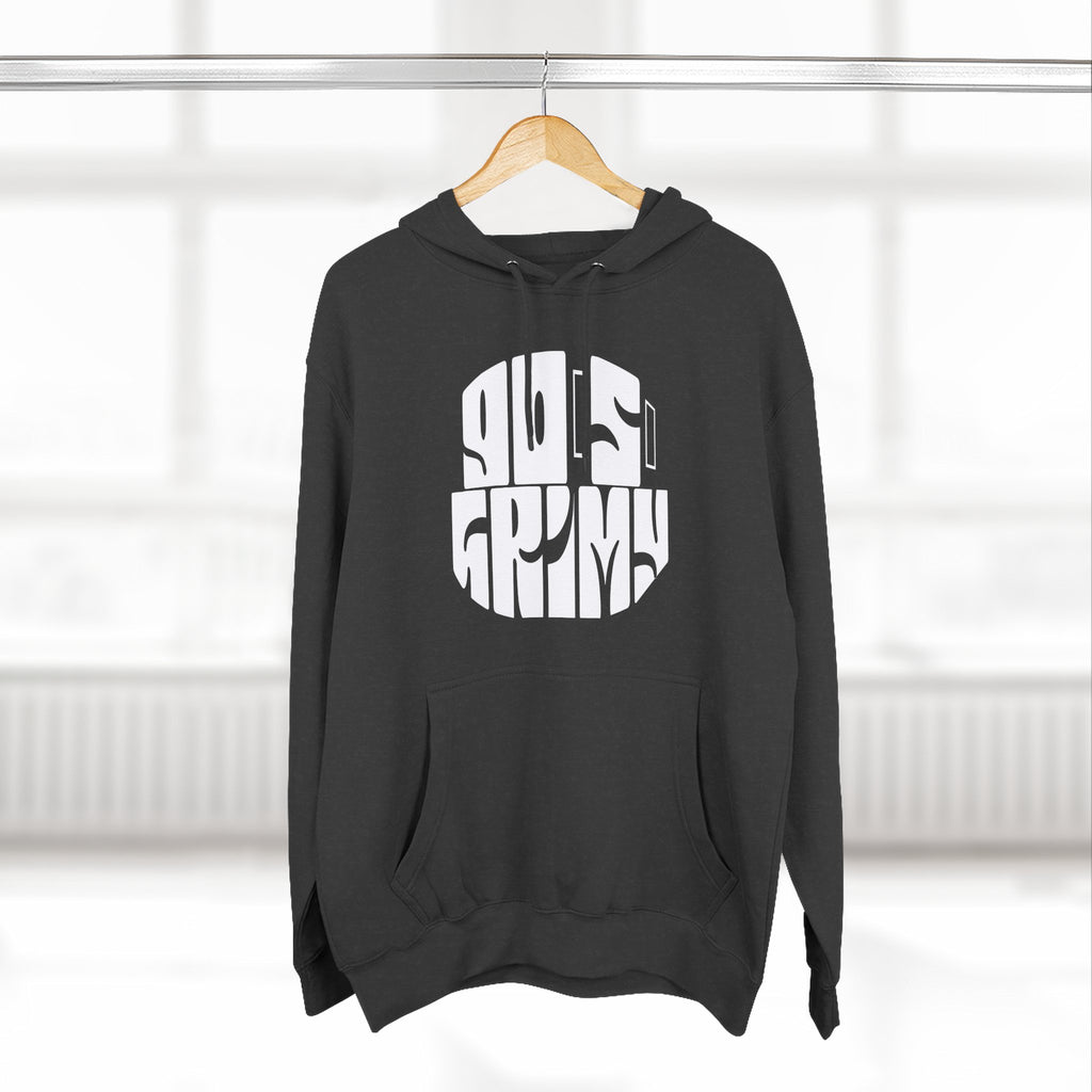 Retro 'Guilty As Charged' Graphic Hoodie — Vintage Circle Logo Pullover