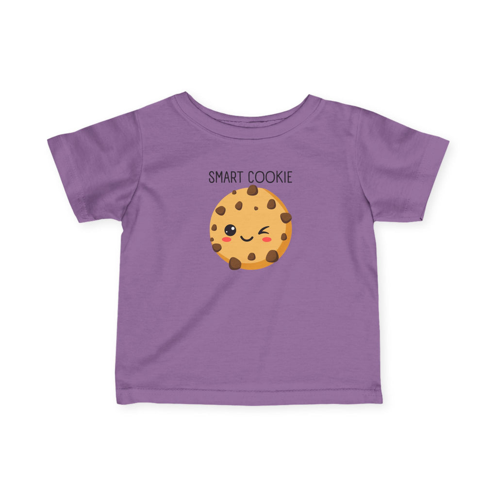 Childrens Short Sleeve Shirt Smart Cookie Infant Fine Jersey Tee